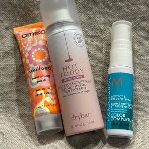 Amika, Drybar, and Moroccanoil Hair Care Bundle